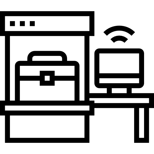 X-ray baggage scanner